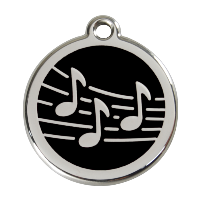 EMAILLE MUZIEK ZWART
