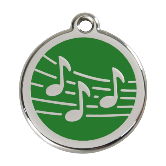 EMAILLE MUZIEK GROEN