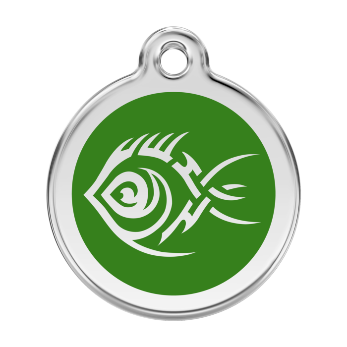 EMAILLE TRIBAL VIS GROEN