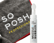 Muzzle Buuble en microvezel handdoek